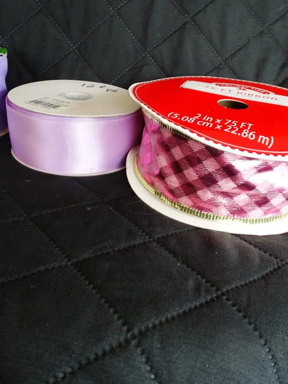 Four Rolls of Decorative Ribbon